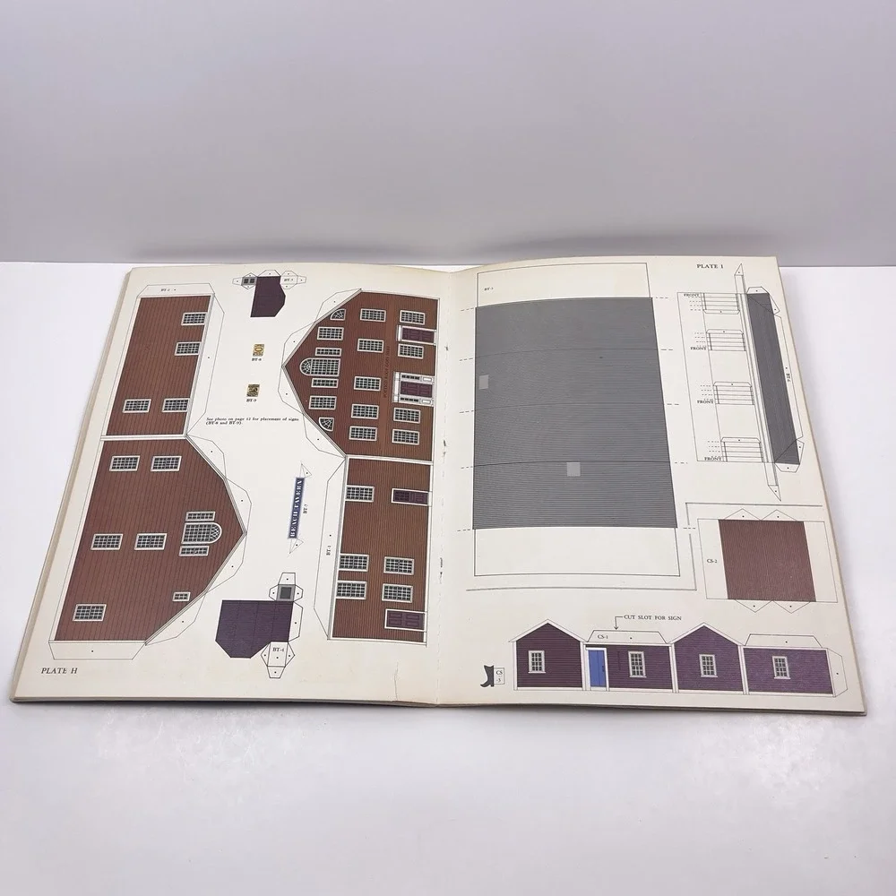 1979 Cut & Assemble An Early New England Village HO Scale by Edmund V. Gillon